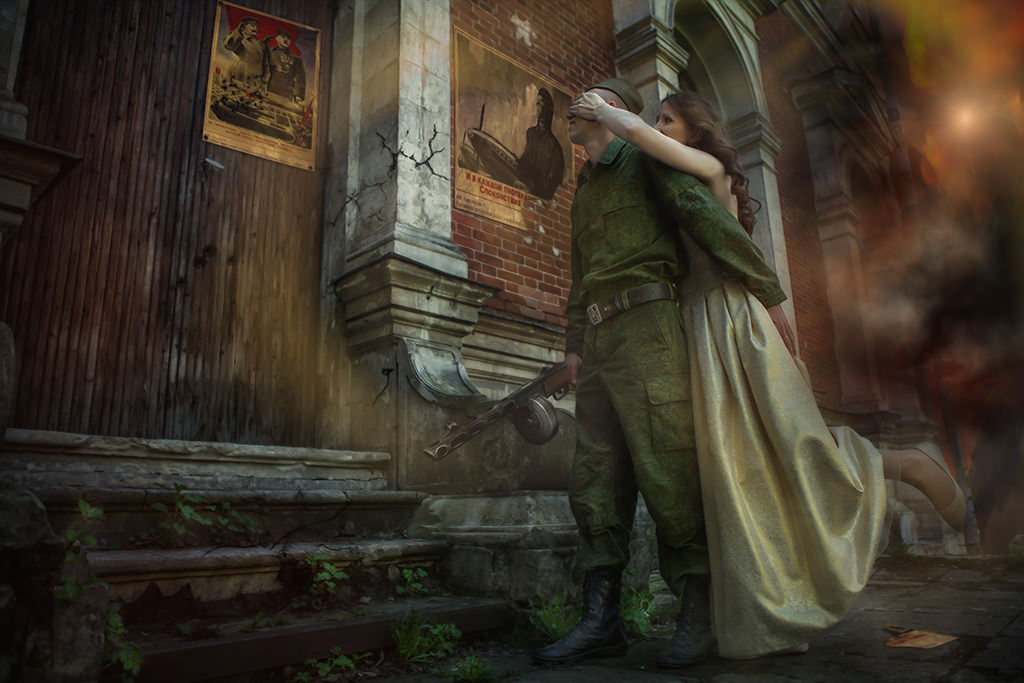 Красивая свадебная фотография